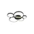Brilagi - LED plafonska svetiljka ECHO LED/60W/230V 4000K 50x57 cm crna