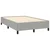 vidaXL Box spring postelja z vzmetnico LED sv. siva 120x190 cm blago