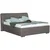 Tapacirani Krevet France Storage 160/200 cm , siva