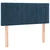 Vidaxl Box spring postelja z vzmetnico temno moder 120x190 cm žamet