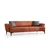 Atelier del Sofa Trosed na razvlačenje Hamlet 95x77x230cm Bronzani