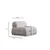 Atelier del Sofa Fotelja Petite O1, 108 x 108 x 83 cm, 95 x 95 x 75 cm, Bela
