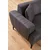 Atelier del Sofa Trosed na razvlačenje Hamlet 95x43x190cm Tamnosivi