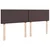 Vidaxl Box spring postelja z vzmetnico temno rjava 180x200 cm blago