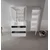 HANAH HOME Kupatilski ormarić sa umivaonikom i ogledalom (2 komada) Arno 85 786