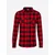 Urban Classics Srajca Checked Flanell, rdeča