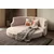 Atelier del Sofa Trosed na razvlačenje Letto, 230 x 120 x 70 cm, Krem