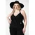 TOP moška - Aria Flocked Halter - KILLSTAR - KSRA005100