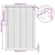 Venecijanska roleta Bijeli 213 x 130 cm 25 mm PVC