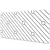 Decormat Podloga za pisalno mizo Striped pattern 120x60 cm