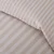 Bež enojna posteljnina 135x200 cm Epping Textured Stripe – Catherine Lansfield