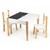 Otroška lesena miza MULTI + 2 stola