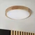 Brilagi - LED plafonsko svetlo CARVALHO MODERN SLIM 2xE27/60W/230V prečnik 37,5 cm hrast