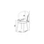 HANAH HOME Set stolica (4 dela) Risa Cappuccino Gold
