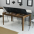 HANAH HOME Trpezarijski sto Milan 518 Walnut Black