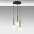 Opviq Luster King-11465, 34x34x134 cm, 3xE14
