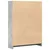 Regal za knjige boja betona 80x24x109 cm konstruirano drvo
