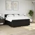 vidaXL vidaXL Box spring postelja z vzmetnico črn 200x200 cm blago, (21308620)