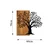 Wallity Zidna dekoracija Mysterious Tree - 371, 58x60 cm, Crna