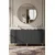 Hanah Home komoda Salkim 150, 125 cm, antracit / zlatna