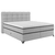 BOXSPRING KREVET CARMEN C 160/200 cm , svetlosiva