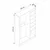 Hanah Home Ormar za hodnik Kale - 8119, 135x210x35 cm,
