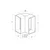 HACO Koleno Vertical elbow CKP, 2 x 110 x 55 mm 0617
