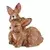 Autronic Vrtni okraski Rabbit par - magnezij, rjava barva (MT775)