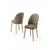 Hanah Home Set stolica Mara, 45x91x42 cm, 6 komada, Zlatno-smeđe boje