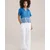 WE Fashion Bluza modra/bela