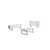 Hanah Home Set TV Komoda i klub sto Belo-Crni