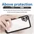Hibriden ovitek Frame Shield za iPhone 16 Plus - črn