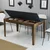 Hanah Home Milan 513 Trpezarijski sto, TamnoSivi-Braon