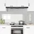Kuhinjski zid 2 pcs *Transparent*an 80 x 50 cm