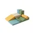 IGLU soft play set Discoverer, pastelno tirkizni