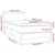 Krevet box spring s madracem LED sivi 90x190 cm od umjetne kože