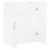 vidaXL Stenska omarica bela 69,5x34x90 cm
