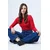 Trend Alacati Stili Ženska bluza Alc-X14395, Crvena