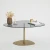 Hanah Home Klub sto Soho 85x40x67cm Tamnosivo-Zlatni