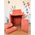 Atelier del Sofa Dvosed na razvlačenje Puzzle 140x46x70cm Narandžasti