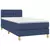 vidaXL vidaXL Box spring postelja z vzmetnico moder 80x200 cm blago, (20892947)