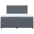 Vidaxl Box spring postelja z vzmetnico temno siva 200x200 cm žamet