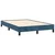 Vidaxl Box spring postelja z vzmetnico temno moder 120x190 cm žamet