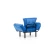 Atelier del Sofa Fotelja Nitta 95x85x70cm Plava