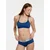 VIVID Bikini hlačke modra/bela