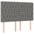 Greatstore Box spring posteljni z vzmetnico temno siv 140x190 cm blago