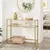 Hanah Home Komoda By-4, 90x80x30 cm, Zlatne boje