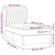 Vidaxl Box spring postelja z vzmetnico temno siva 100x200 cm blago