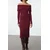 Trendyol Milla Ženska haljina Twoaw25El00033, Bordo