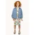 Otroška jeans jakna Tinycottons GRAPHIC DENIM JACKET SS25-241